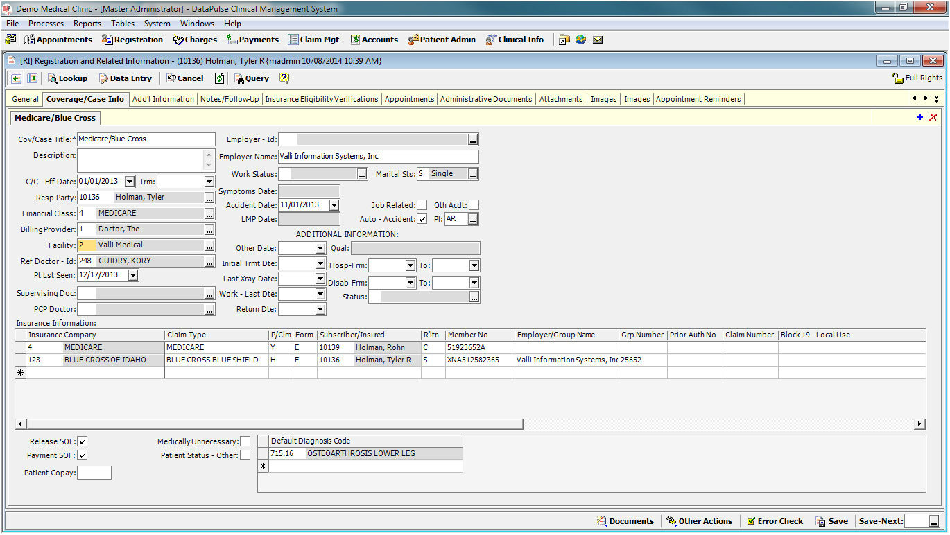 patient insurance billing